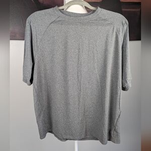 Gray workout shirt